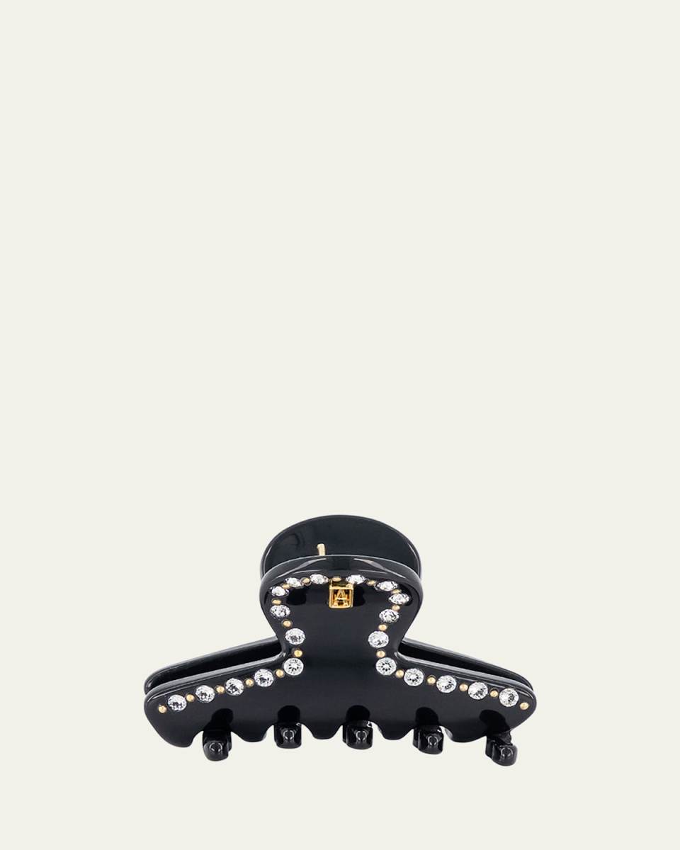 Rapail Small Acetate & Crystal Claw Clip